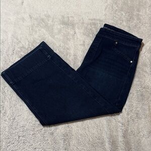 Chico's Dark Blue Ankle & Cropped Jeans